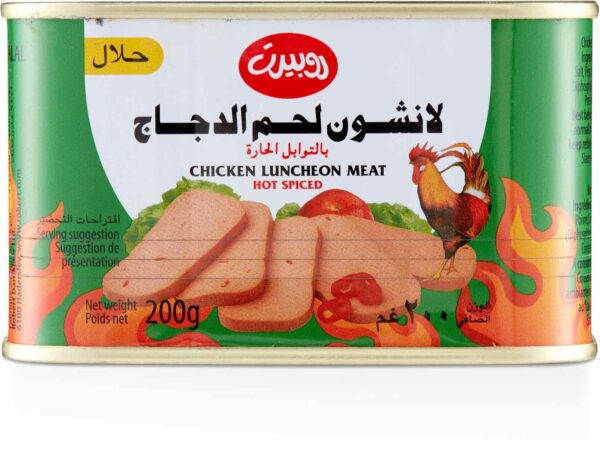 Robert CHICKEN LUNCHEON MEAT H/SPIC200G