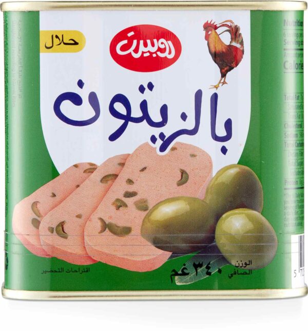 Robert CHCK/LUNCHEON MEAT W/GRN/OLIV340G