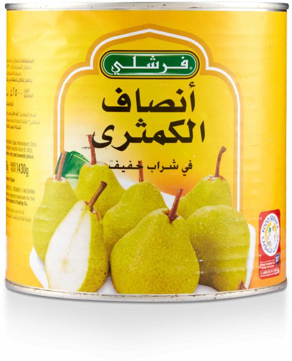 Freshly PEAR HALVES IN L/SYRUP 2500 GM