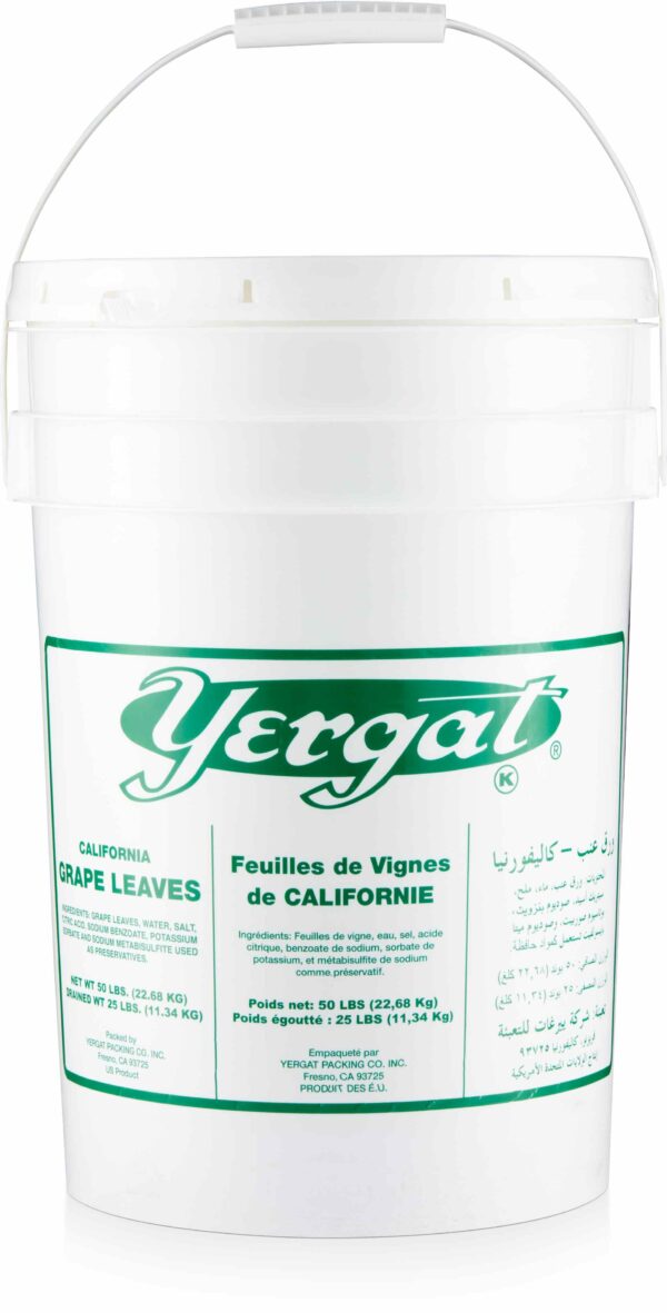 YERGATCALIFORNIA GRAPE LEAVES 25lb