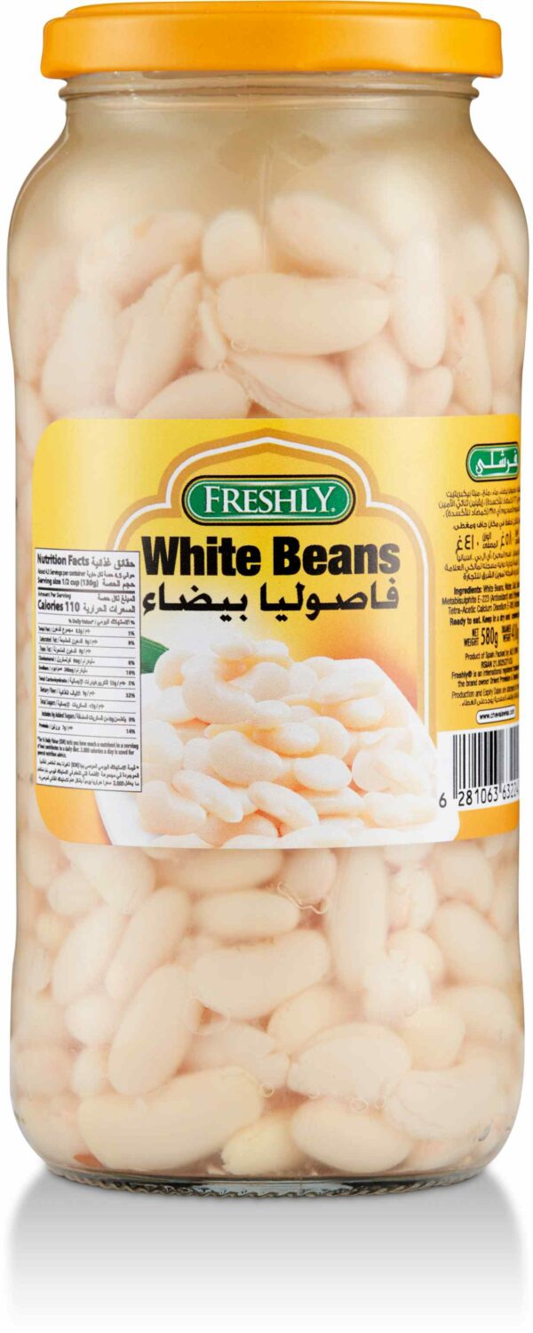 Freshly WHITE BEANS 580 GM
