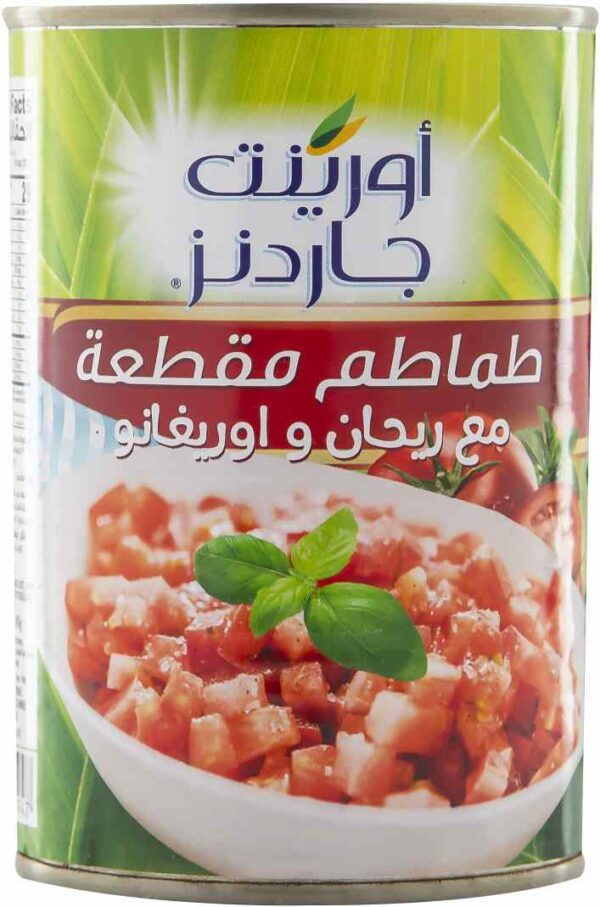 O.G CHOPPED TOMATO W/BASIL&ORGANO 400G