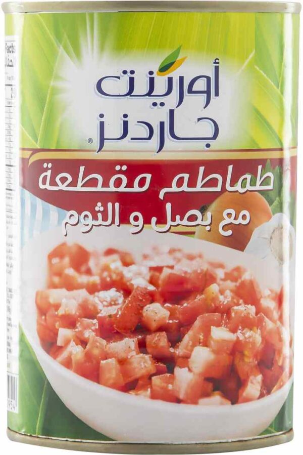 O.G CHOPPED TOMATOES W/ONION&GARLIC 400G