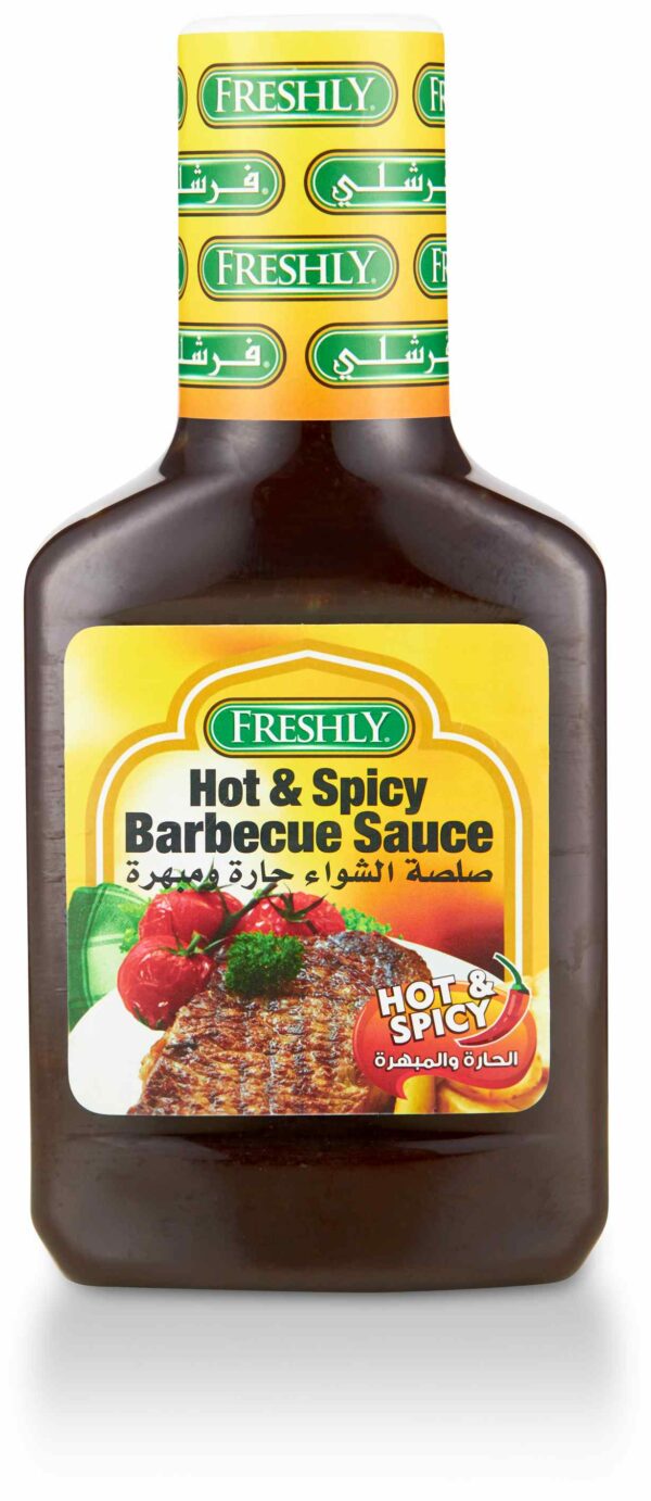 Freshly HOT & SPICY BBQ SAUCE 18 OZ