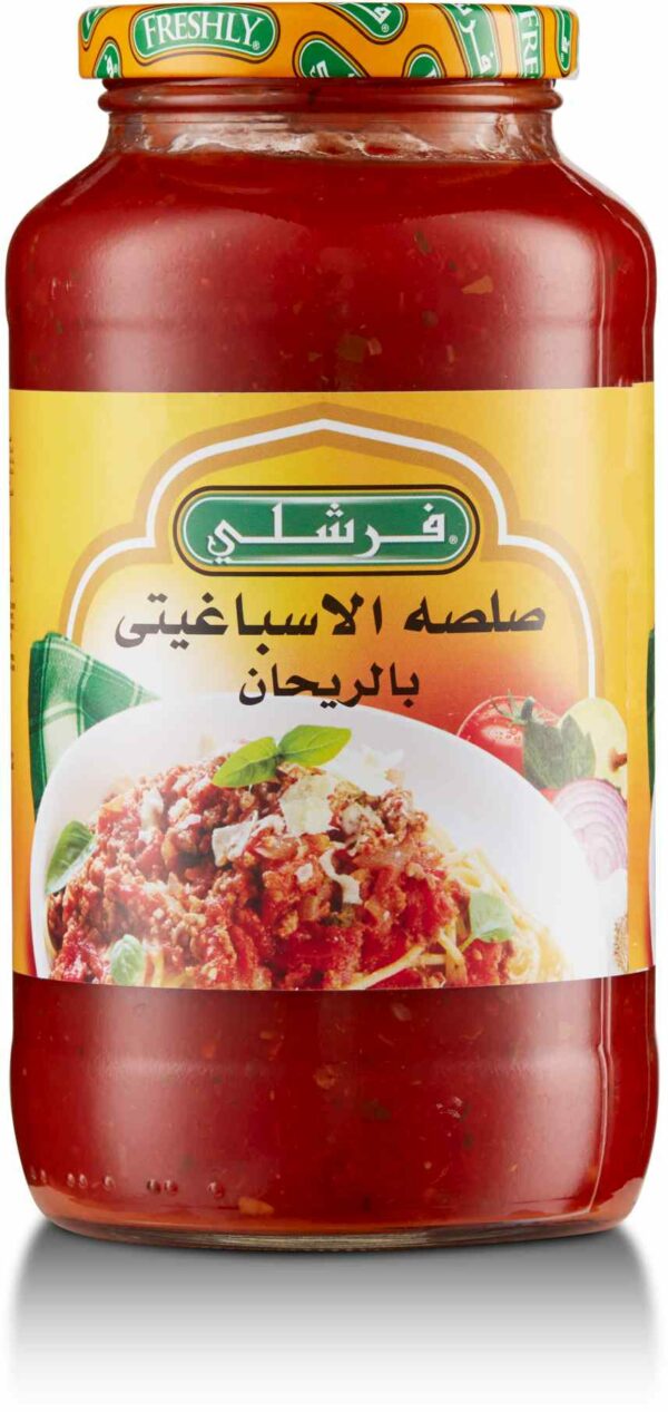 FRESHLY SPAGHETTI SAUCE W/ BASIL 24OZ