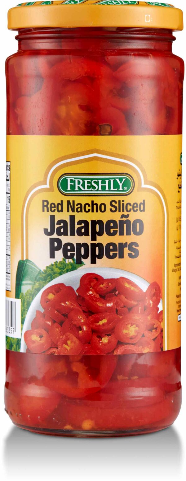 Freshly NACHO SLICED JALAPENO RED 18 OZ