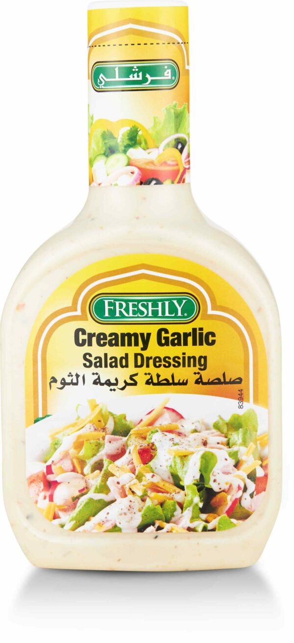 FRESHLY CREAMY GARLIC DRESSING 16oz