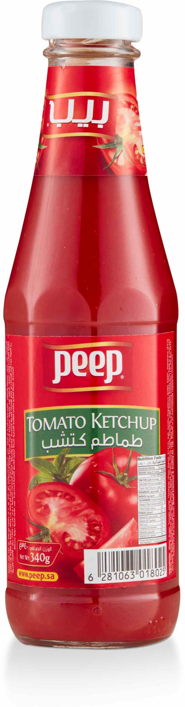 PEEP TOMATO KETCHUP 340 GM