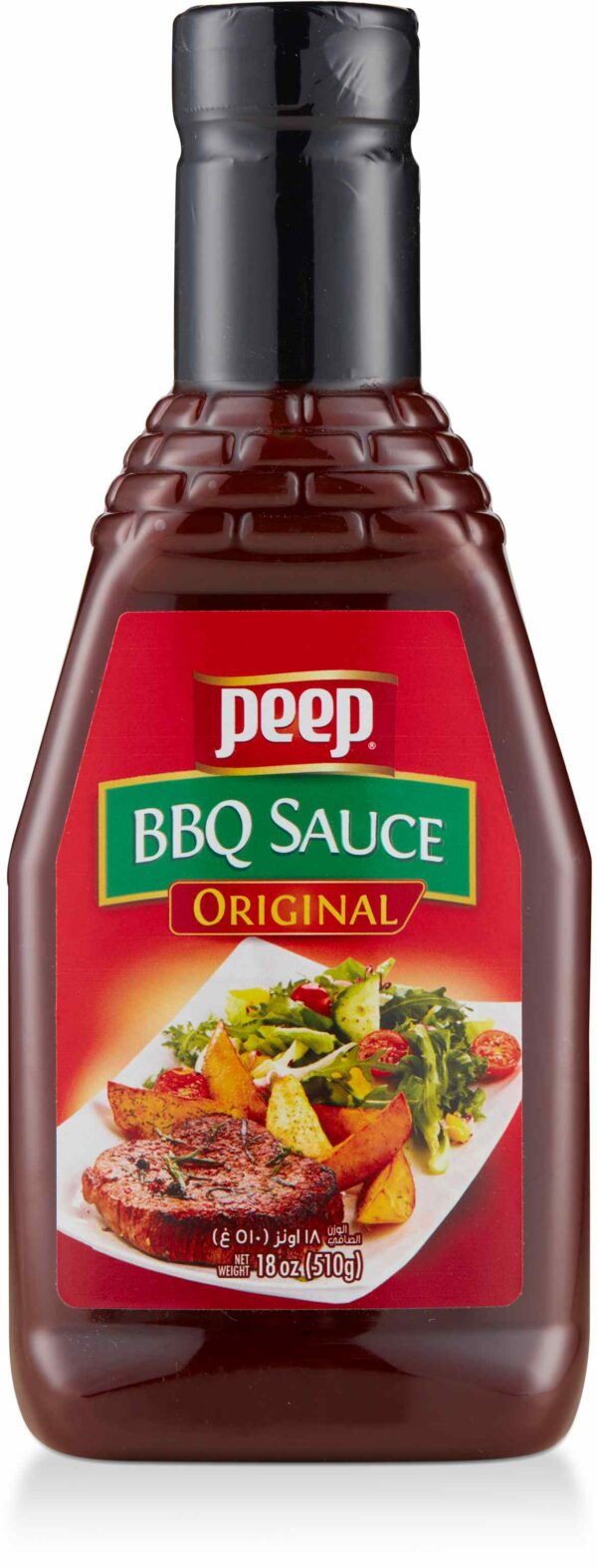 PEEP ORIGINAL BBQ SAUCE 18 OZ