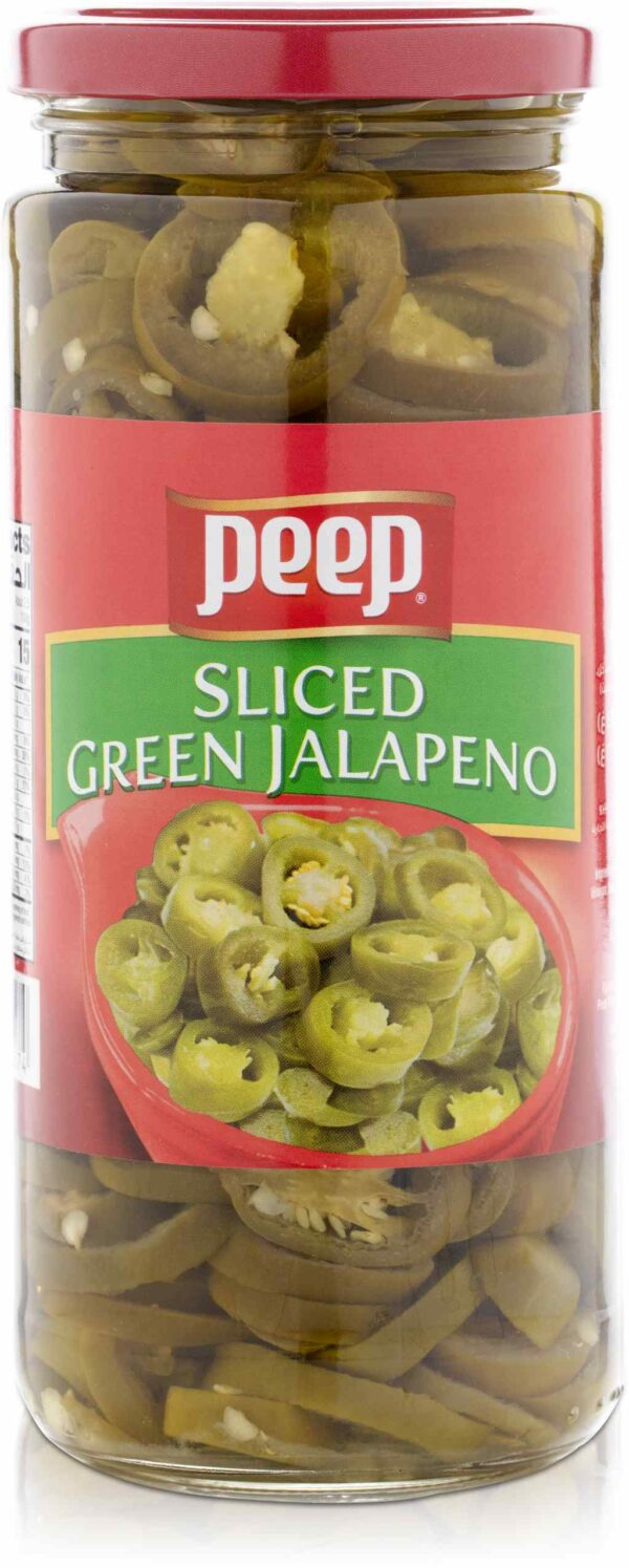 PEEP SLICED GREEN JALAPENO IN JAR 16 OZ