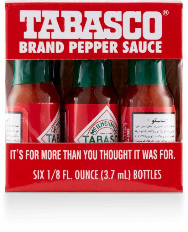 TABASCO RED PEPPER SAUCE 6/3.7 ML