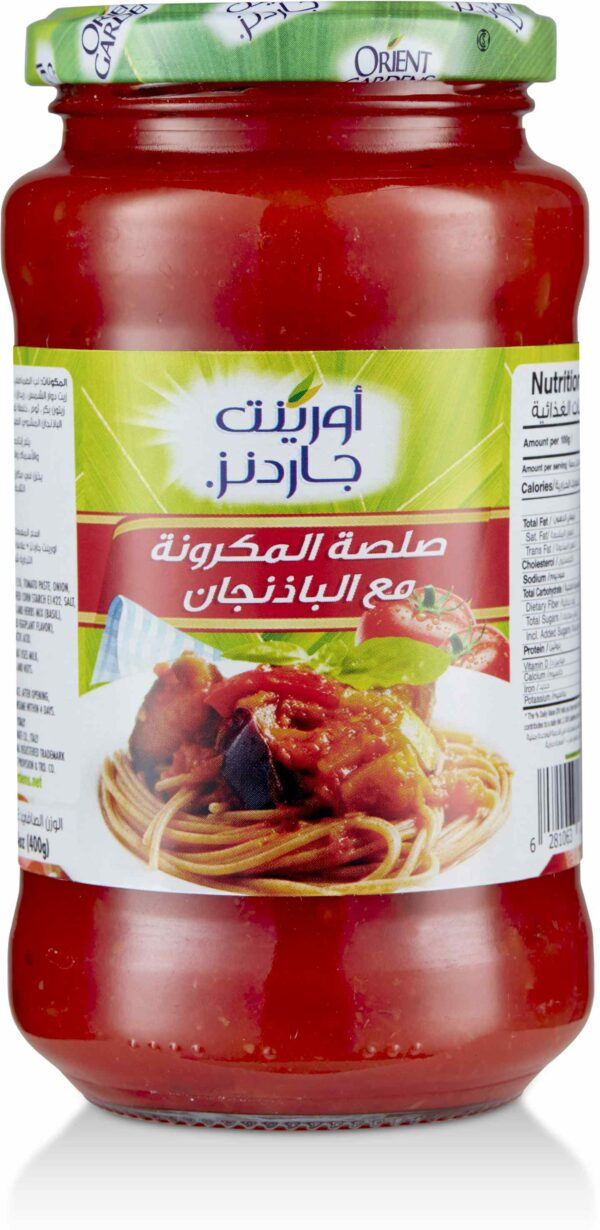 O.G Pasta sauce with eggplant 400 GM