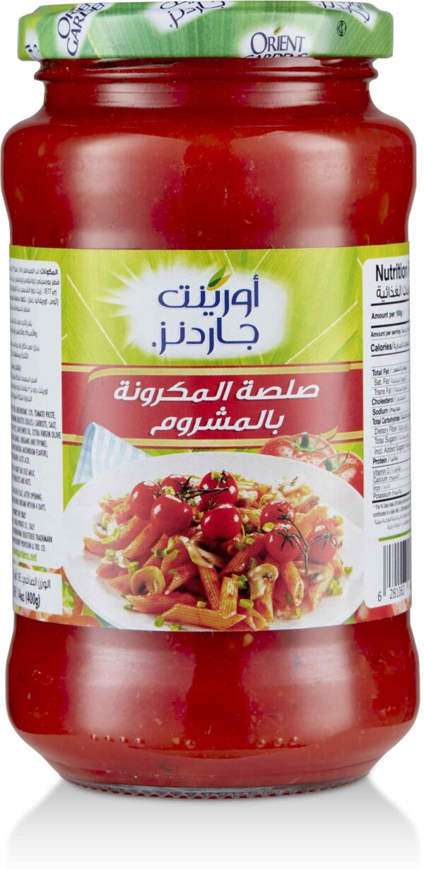 O.G Pasta sauce with mushrooms 400g