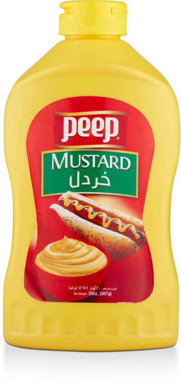 PEEP MUSTARD 20 OZ