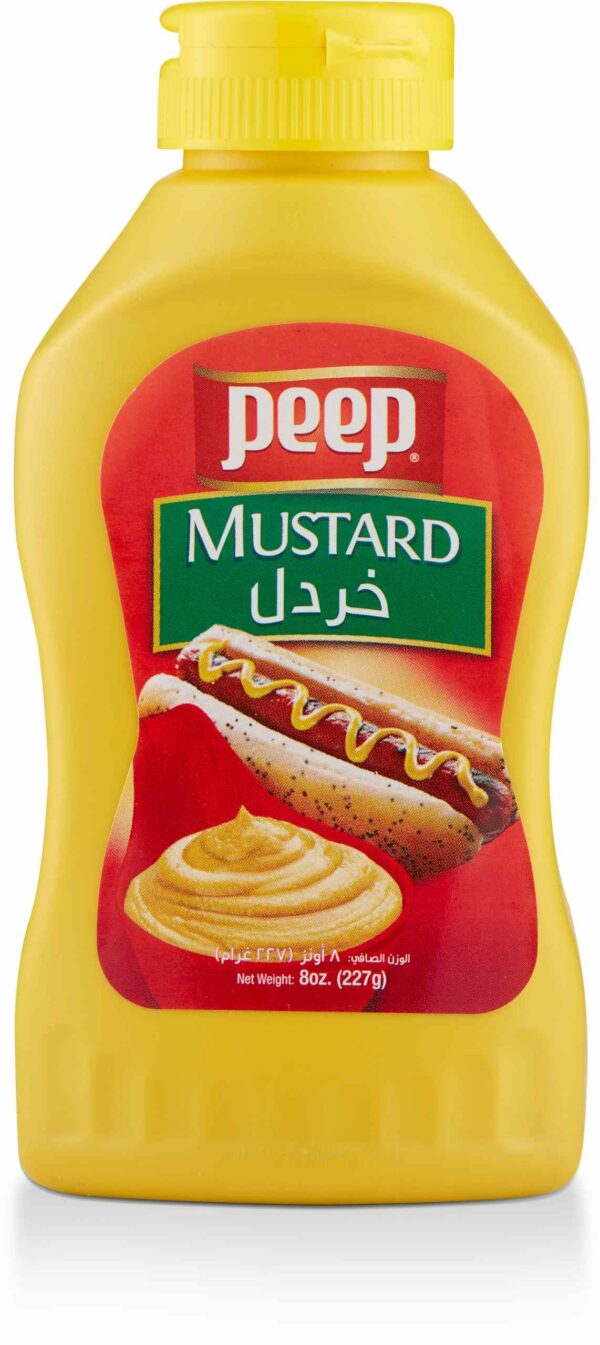 PEEP MUSTARD SQUEEZE 8 OZ