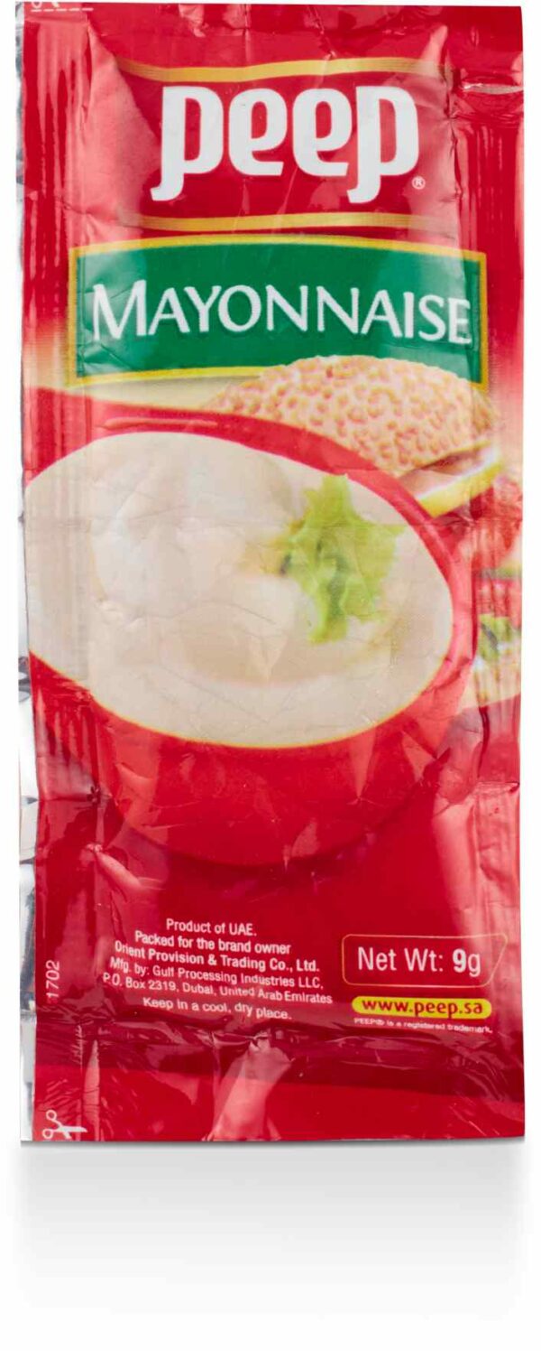 PEEP MAYONNAISE SACHET 9 GM