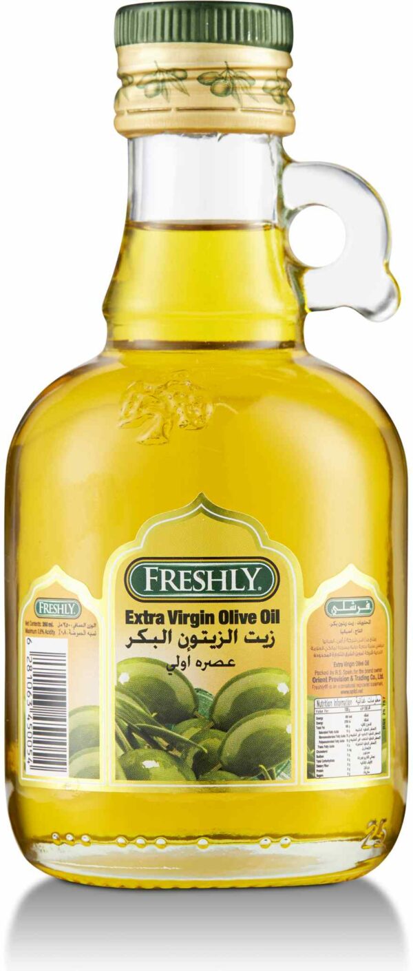 FRESHLY EXTRA VIRGIN OLIVE OIL 250ML