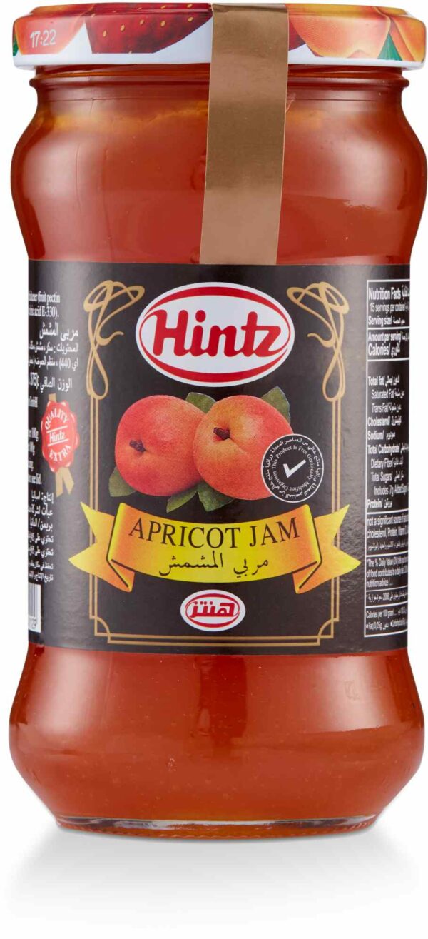 Hintz Jam Apricot 375 GM