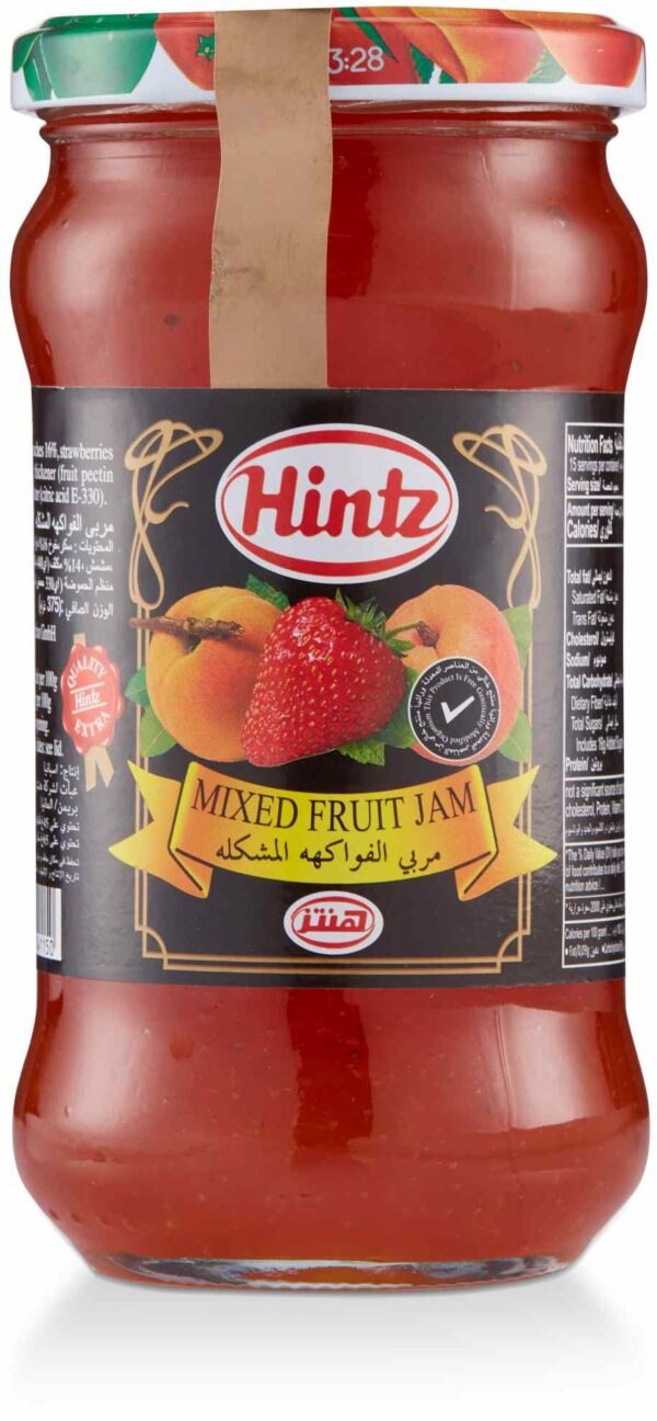 Hintz Jam Mixed Fruit 375 GM