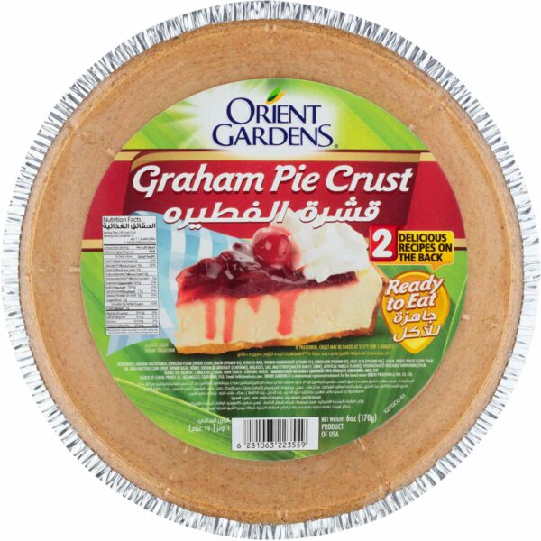 O.G GRAHAM PIE CRUST 6 OZ