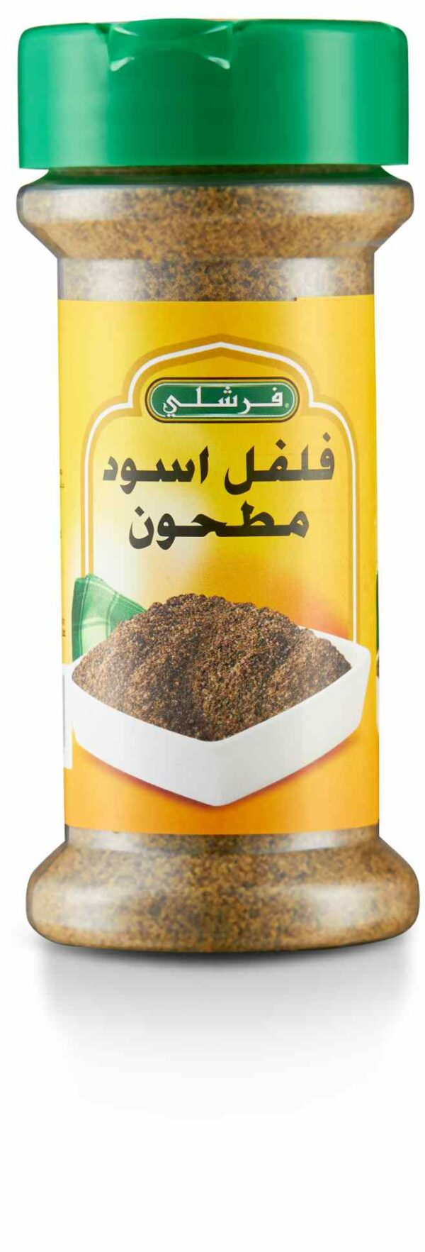 FRESHLY SPICES PEPPER BLACK GROUND 3oz