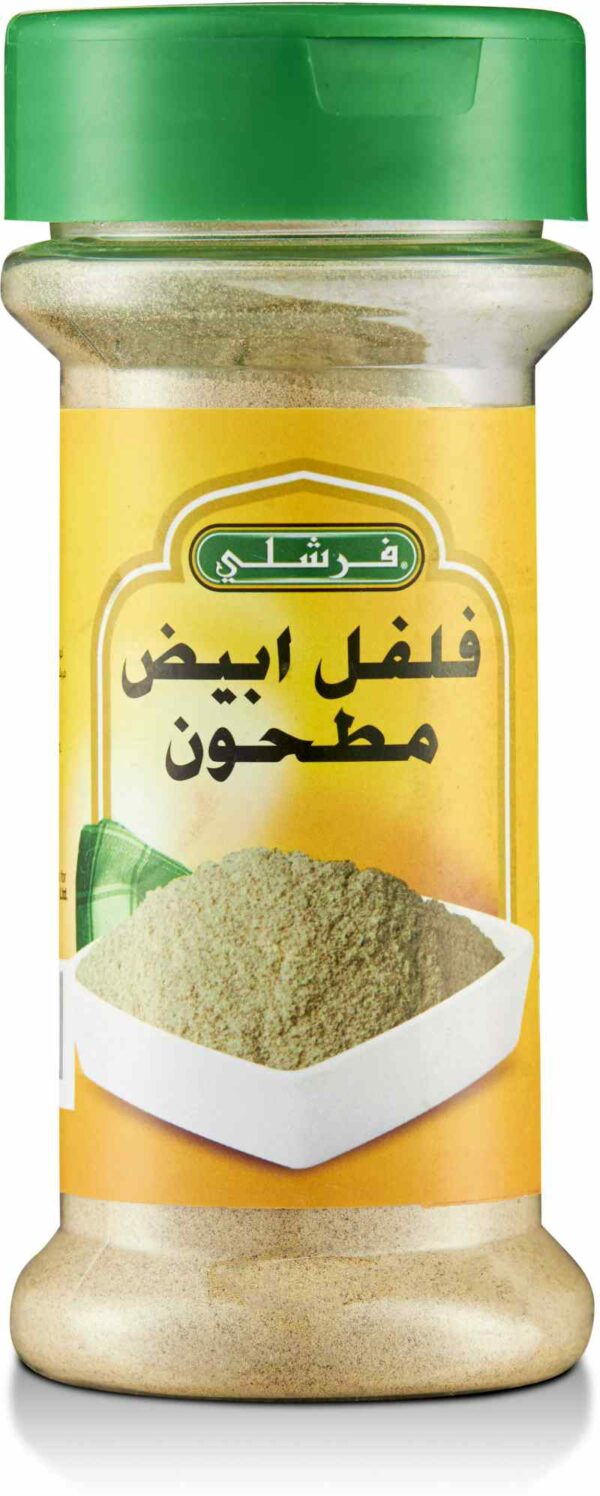 FRESHLY SPICES PEPPER WHITE GROUND 3oz