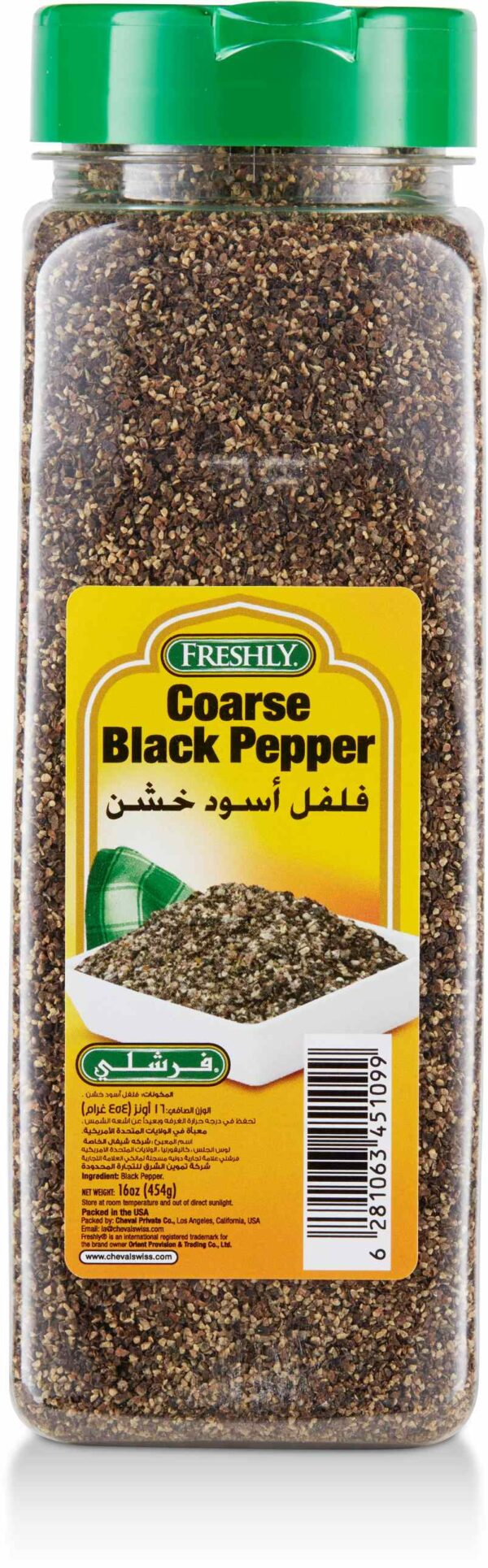 Freshly Coarse Black Pepper 16 OZ