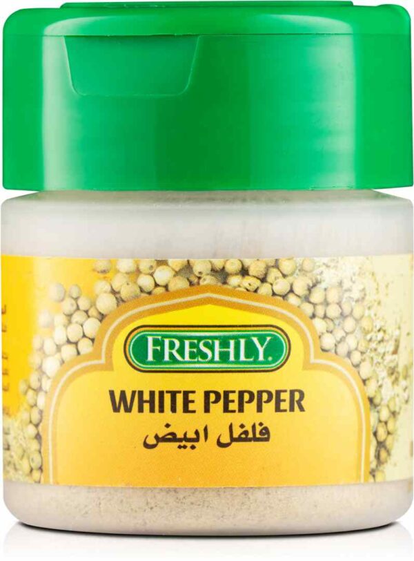 FRESHLY GROUND  WHITE PEPPER  1oz