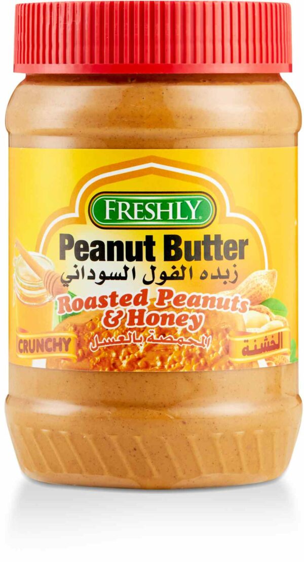 FRESHLY PEANUT BUTTER CRUNCHY HONY/R18oz