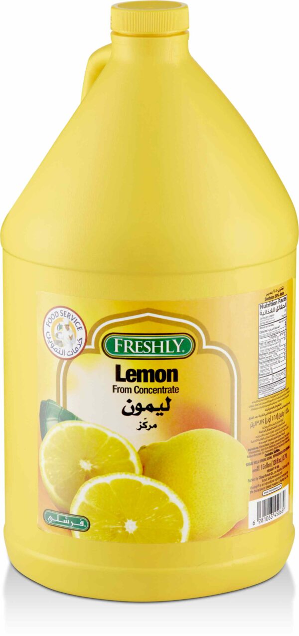 Freshly LEMON CONCENTRATED 1 GALLON .