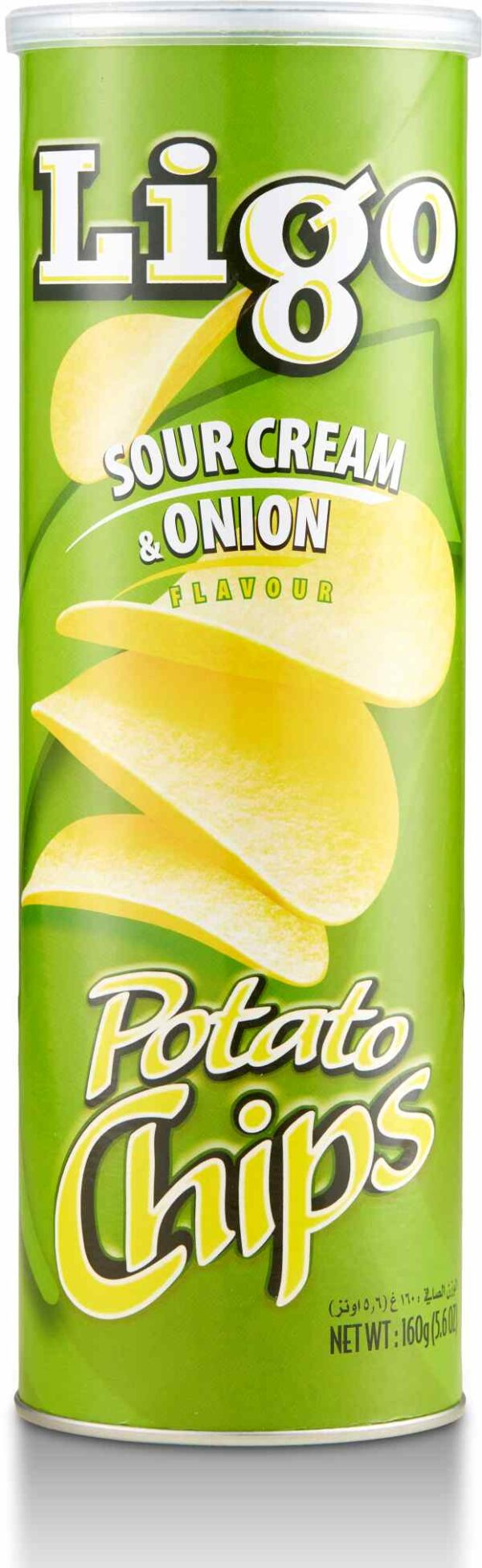 LIGO POTATO CHIPS SOUR CREAM&ONION 160G
