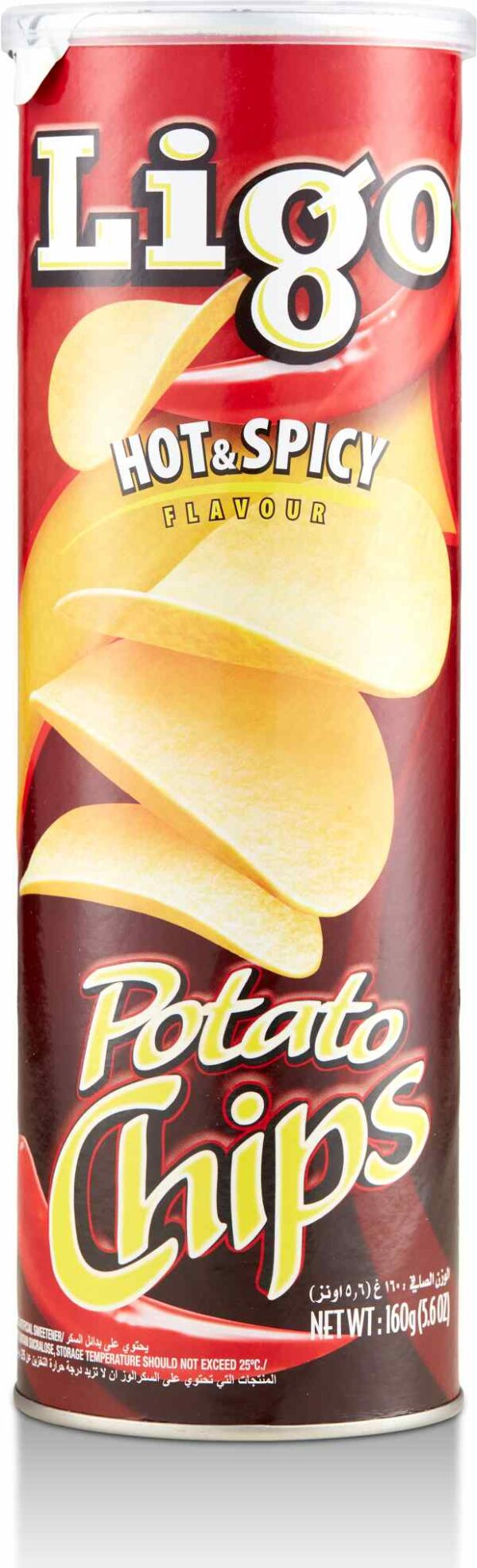 LIGO POTATO CHIPS HOT & SPICY 160 GM