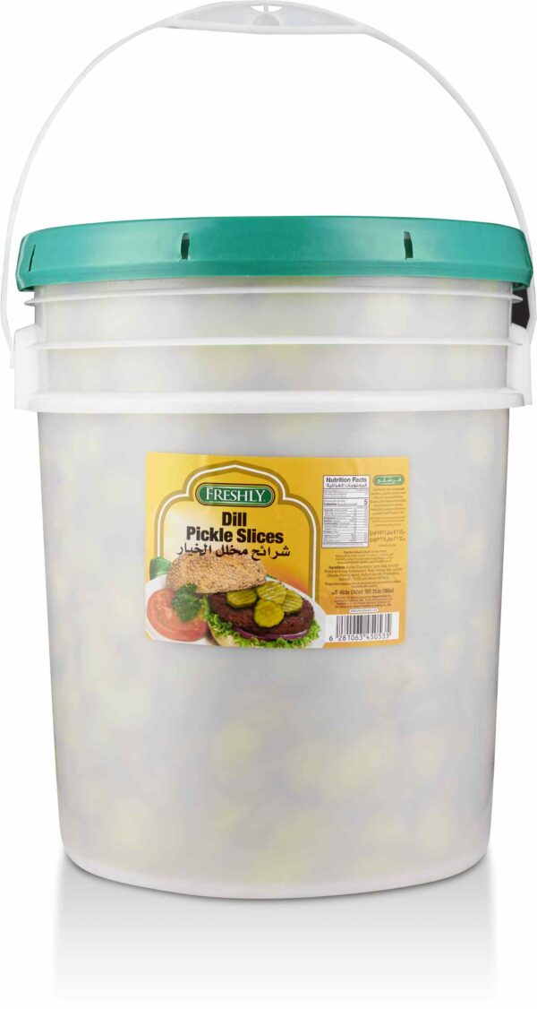 FRESHLY DILL  PICKLE  SLICES 21KG