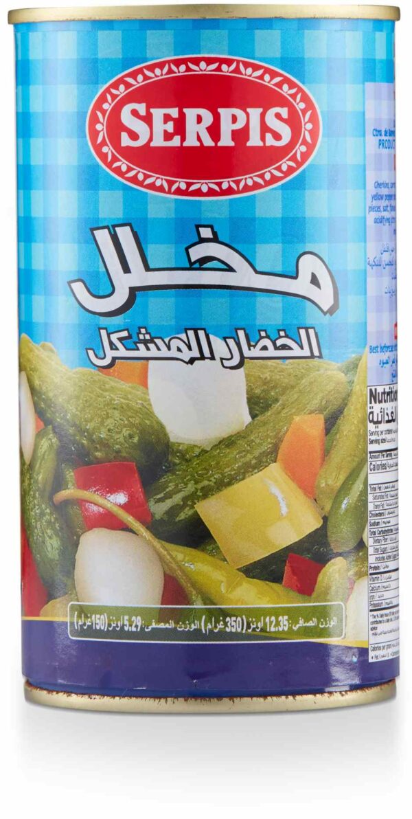 Serpis Mix Pickles T/Mediterraneo 350G