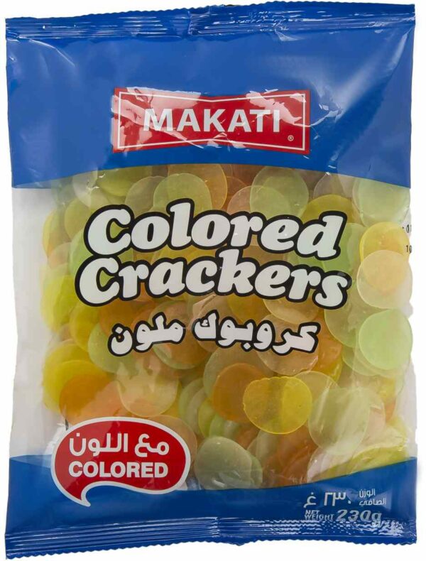 MKT COLORED CRACKERS 230GM