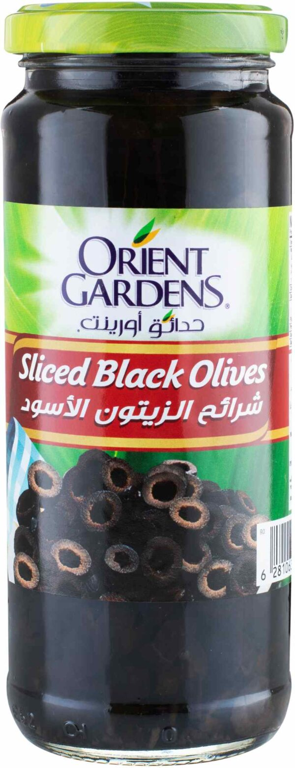 O.G SLICED BLACK OLIVES 340 GM