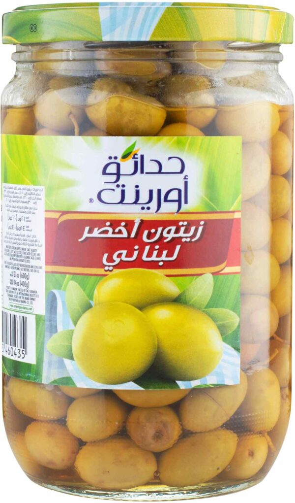 O.G LABANESE GREEN OLIVES 600gm