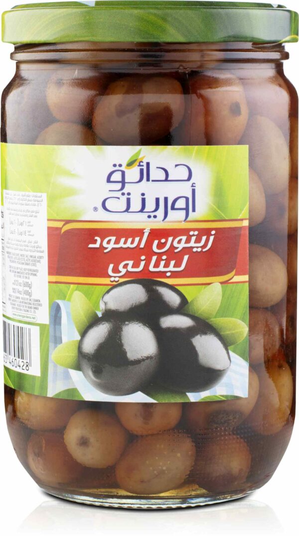 O.G LABANESE BLACK OLIVES 600gm