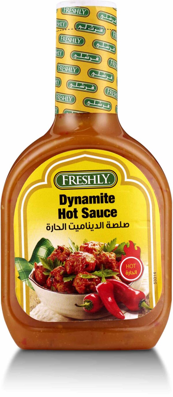 FRESHLY DYNAMITE HOT SAUCE 16 OZ