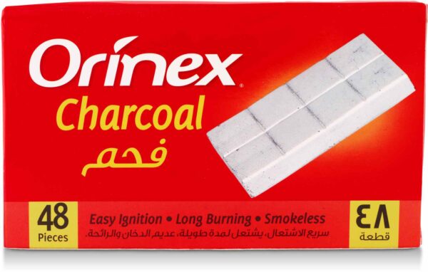 ORINEX SILVER CUBE CHARCOAL 24/48PCS .