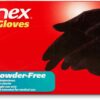 ORINEX VINYL GLOVES P/F BLACK M 10/100
