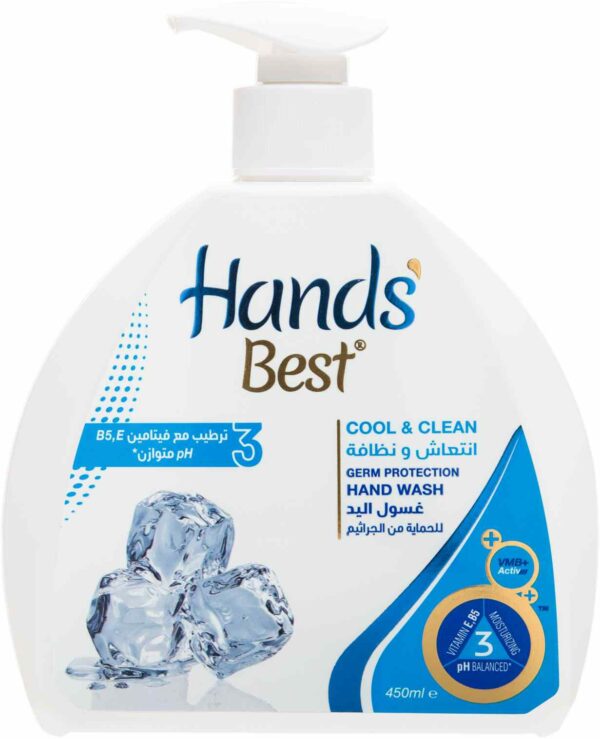 H.BEST COOL&CLEAN HAND WASH 12/450ML