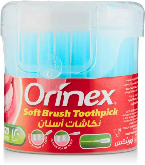 ORINEX SOFT BRUSH TOOTHPICK 12/120PCS