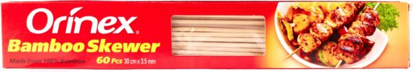 ORINEX BAMBOO SKEWER 3.5MM/30CM 24/60PC