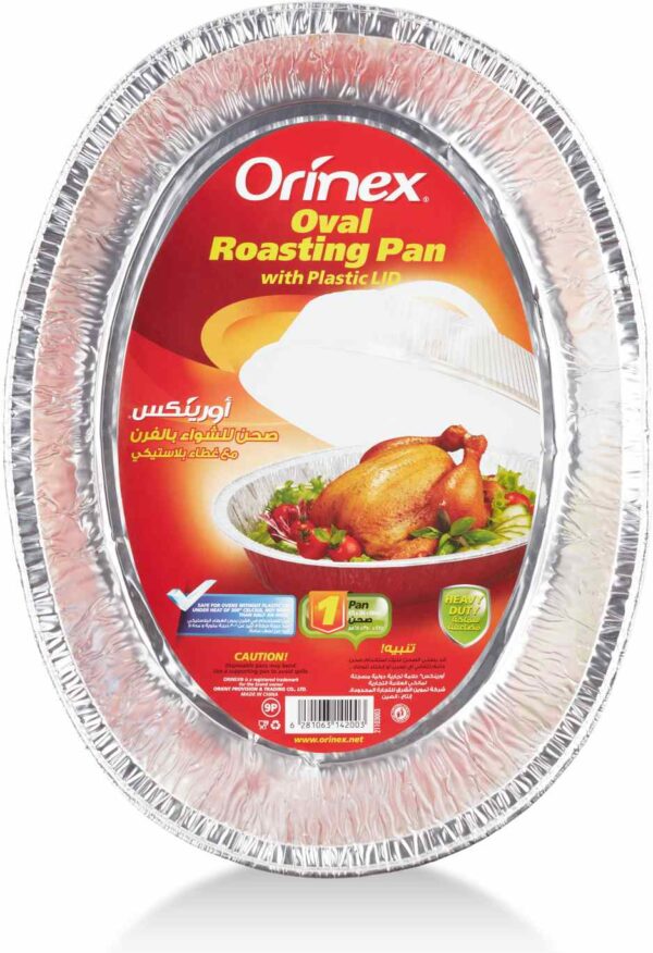 ORINEX FOIL OVAL ROASTING PAN 12/1PC/95g