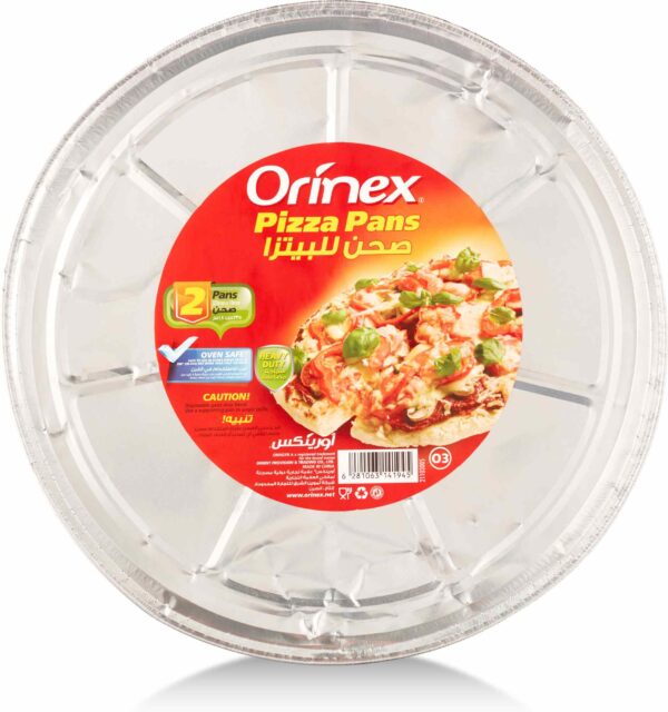 ORINEX FOIL PIZZA PAN 12/2 PC/23g