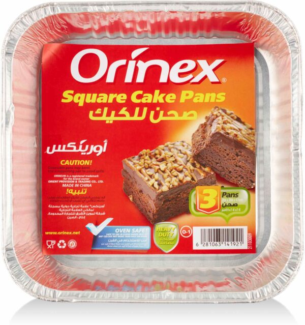 ORINEX FOIL CAKE PAN 12/3PC/18g