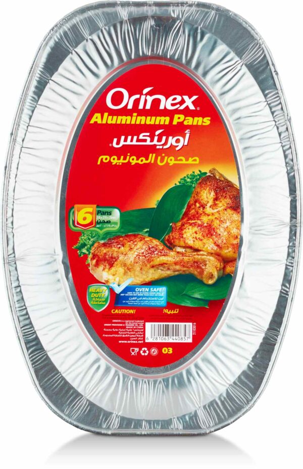 ORINEX ALUMINUM PANS 12/6 PCS