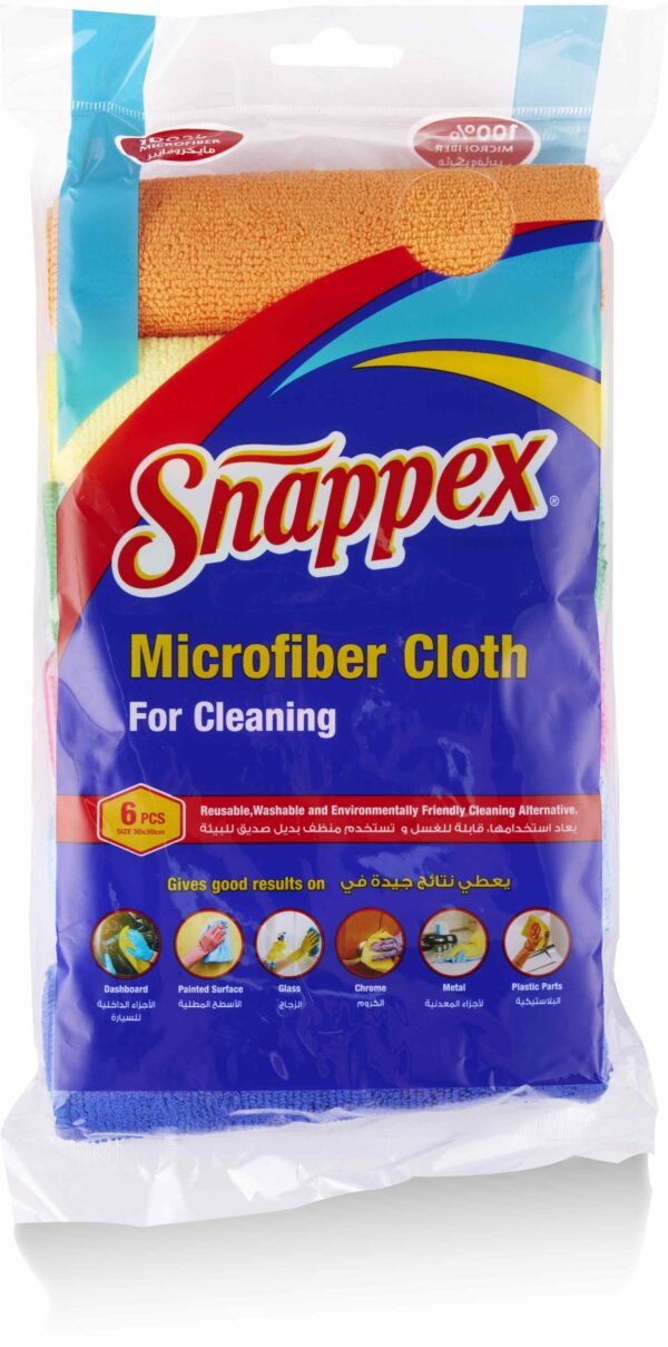 SNAPPEX MICROFIBER TOWEL 12/6PCS