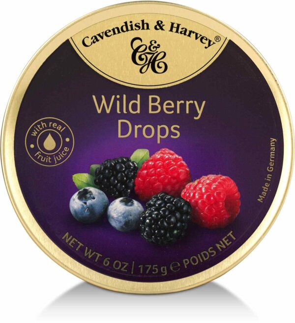 C&H Candy Wild Berry Drops 175 GM
